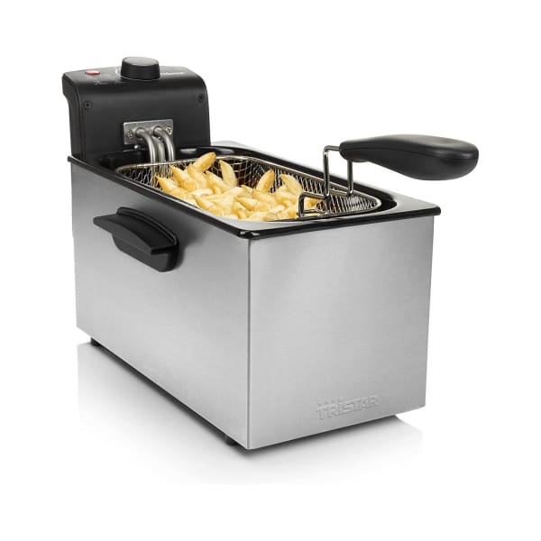Friteuse TRISTAR - 2000 Watts - 3 Litres - Inox/Noir (FR-6946) Friteuse TRISTAR - 2000 Watts - 3 Litres - Inox/Noir (FR-6946)
